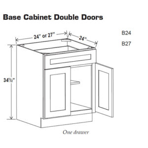 Base Cabinet Double Doors
