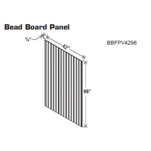 Bead Board Panel