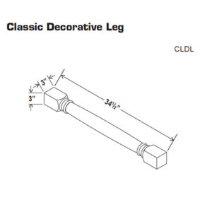 Classic Decorative Leg