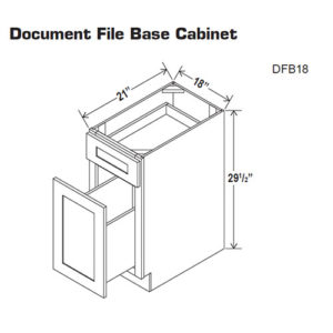 Document File Base Cabinet