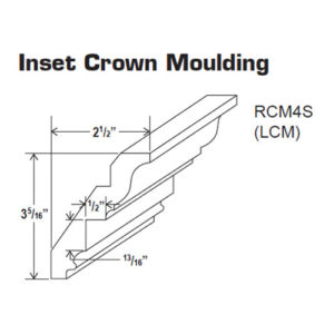 Inset Crown Moulding