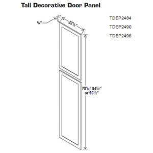 Tall Decorative Door Panel