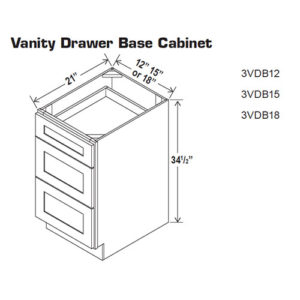 Vanity Drawer Base Cabinet